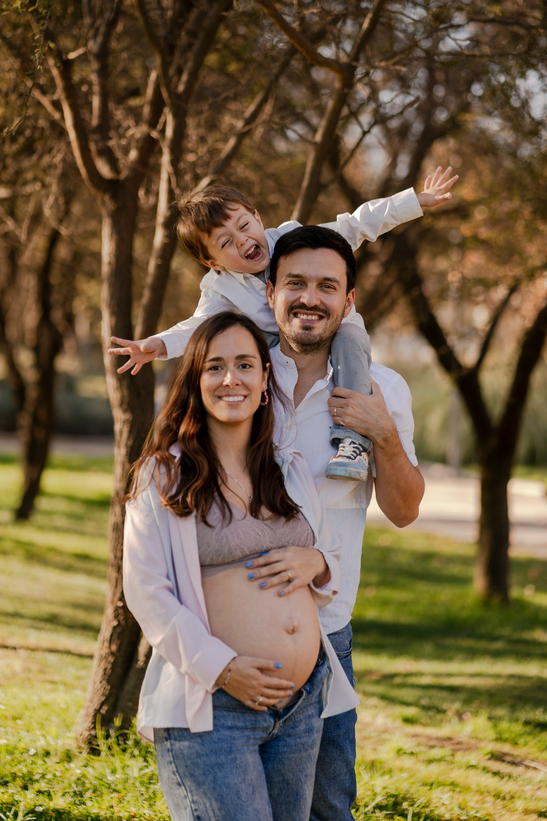 Tuti y Juan Camilo en familia